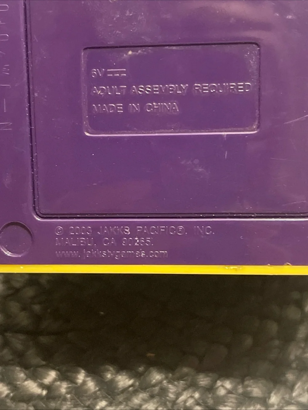 Namco plug & play Purple TV Games Joystick with Red Ball Handle PAC Man